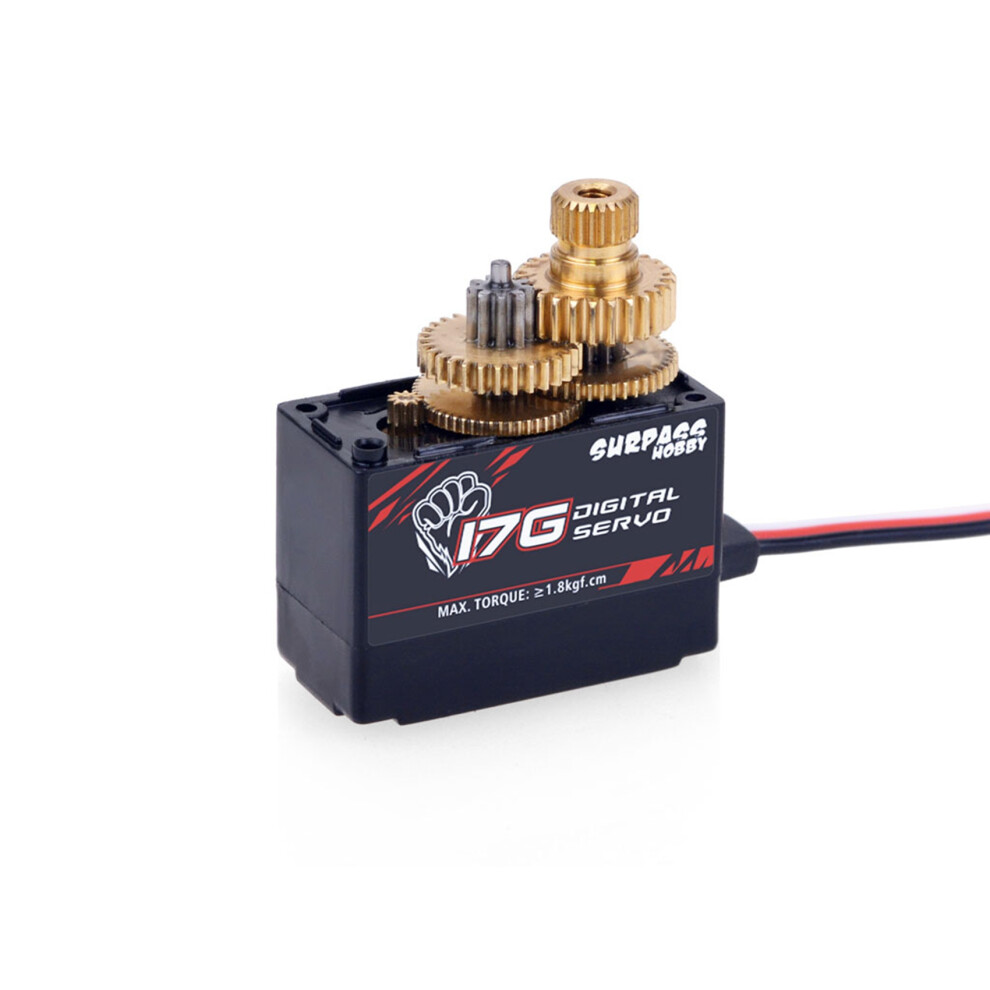 5X Surpass Hobby S0017m 17G Metal Gear 1.8Kg Digital Servo For Rc Airplane Robot 1/18 Truck Car Boat Duct Plane 6032428033593