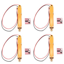 4X N20 Electric Full Metal Push Rod Push Rod for Rc Excavator Dump Truck Metal Cylinder with Motor Drive Board -6V