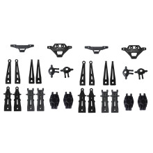 pour XLH Hosim 9125 RC Voiture 28 Pcs Avant Arrière Supérieur Inférieur Bras Oscillant Direction Tasse Pare-Chocs