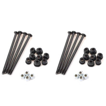 2X Front and Rear Swing Arm Screw Pin with Shaft Sleeve for 144002 144010 124016 124017 RC Car Parts Accessories