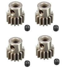 4X 15T Motor Gear EA1040 for JLB Racing CHEETAH 1/10 Brushless RC Car Parts Accessories