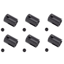 6X Stahl Eingang Wellen Becher AR310432 für Arrma 1/8 Karton Senton Typhon 1/7 Limitless Infraction Mojave RC Auto Upgrade Teile