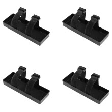 4X RC Battery Tray Case Battery Box Bracket for Axial SCX10 TRX4 RC4WD D90 1/8 1/10 RC Car Spare Parts,Black