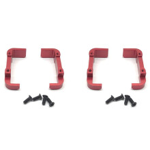 2X Accessoires de Remplacement de Base de Montage de Chicane de Batterie de Voiture RC Adaptés Aux Pièces de Voiture RC 144001 1/14 4WD, Rouge