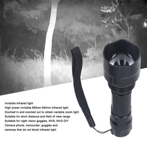 Φακός LED IR Ρυθμιζόμενη εστίαση 850nm/940nm 2