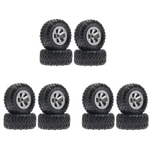 12 Piezas 73mm Neumático Rueda para WPL C14 C24 B24 B36 MN D90 MN-90 MN99S FY003 FY004 RC Coche Accesorios Piezas de Actualización