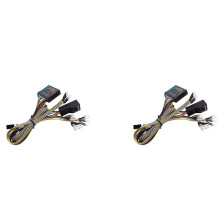 2X 1/8 1/10 RC Car 16 LED Light System Front&Rear Lamp Turn Signals Brake Lights for HSP HPI AXIAL RC4WD