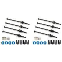 8 Piezas de Eje de Transmisión Delantero Y Trasero de Acero CVD para 1/10 Slash Rustler Stampede Hoss VXL 4X4 RC Car Upgrades Parts,1