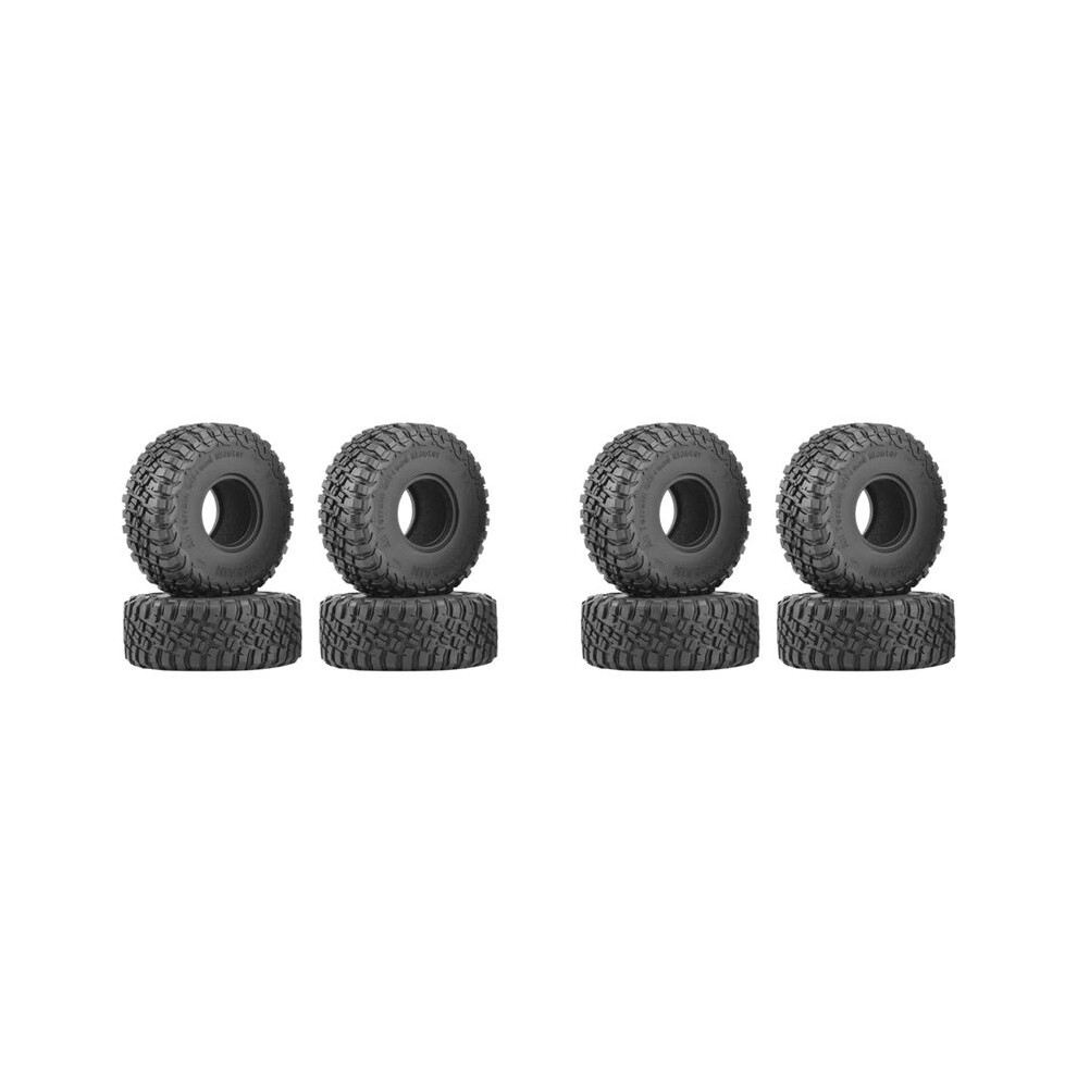 8Pcs 120Mm 1.9 Rubber Tyres Wheel Tires For 1/10 Rc Crawler Car Axial Scx10 90046 Axi03007 Trx4 D90 Tf2 Cc01 6033113268016