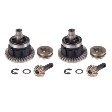 2X Front Rear Differential Ring Gear & Pinion Gear Assembly for Trx4 Trx6 1/10 RC Crawler Car Upgrade Parts