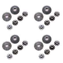 4X Engrenagem Diferencial de Metal 12402-A-1952 para 104009 12402-A 12401 12402 12403 12404 12409 RC Car Upgrade Parts
