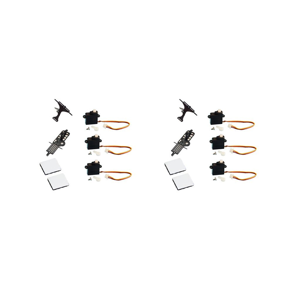 2 Set Xk K110 Upgrade K110s Servo Main Frame And Servo Plate For Xk K110 K110s Rc Helicopter Upgrade Parts 4711022290763