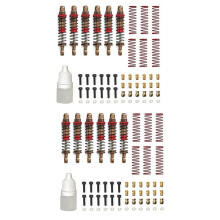 26X Amortisseur D'Huile En Métal pour 1/18 FMS RocHobby WOWRC Cheyenne 6X6 RC Crawler Car Upgrades Pièces Accessoires