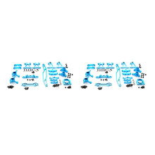 2 set Metal Modification Accessory Kit Suspension Arms Steering Knuckle for TT02 TT-02 1/10 RC Car Upgrade Parts