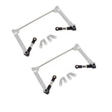 2X Barra Estabilizadora de Metal Anti-InclinaçãO para Bombardeiro Axial RR10 90048 90053  90025 90026 90050 Wraith 90018 1/10 RC Carro de