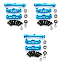 3X Metal Steering Assembly with Bearing for TT02 TT-02 1/10 RC Car Upgrade Parts