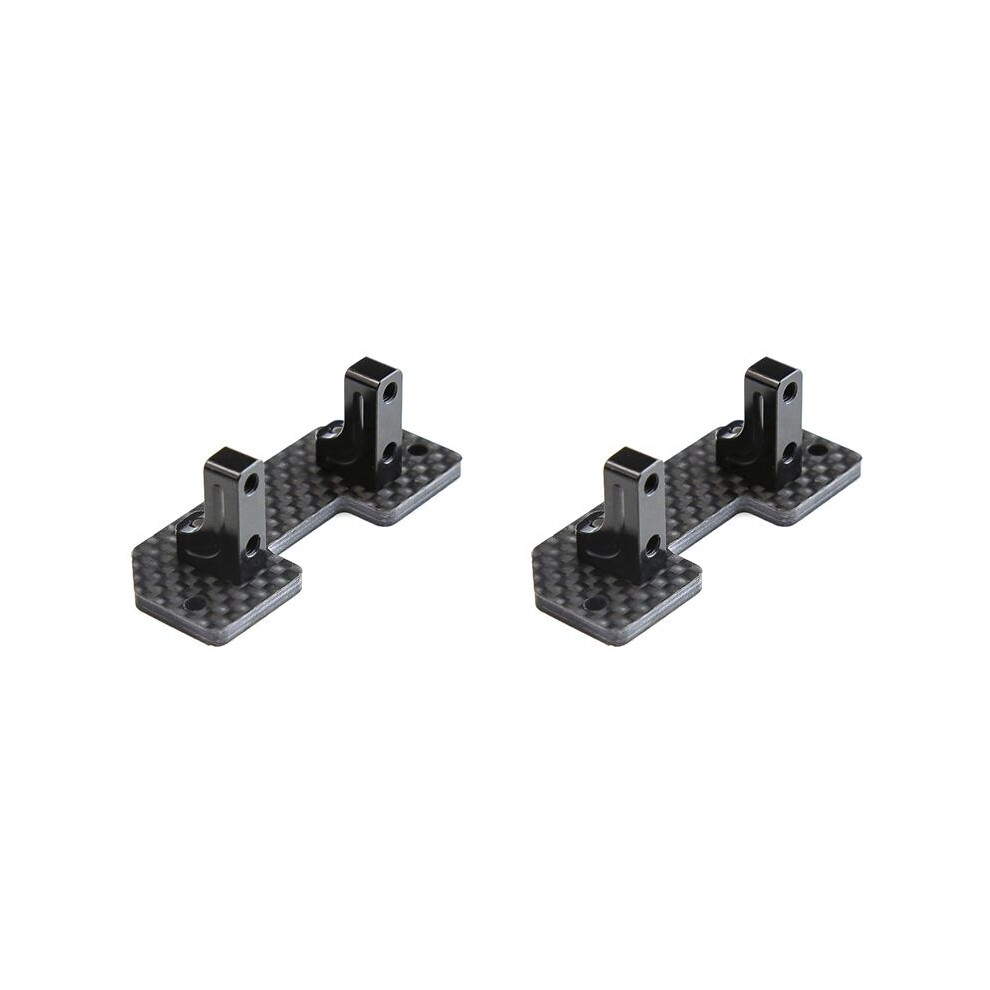 2X Carbon Fiber Servo Mount Axle Servo Fixed Bracket For Axial Scx10 Scx10 Ii 90046 1/10 Rc Crawler Car Upgrade Parts 6032562156240