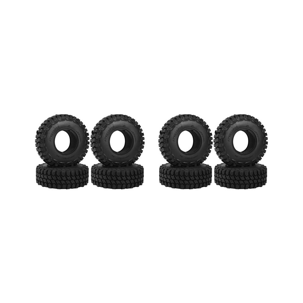 8Pcs 110Mm 1.9 Rubber Wheel Tire Tyres For 1/10 Rc Crawler Car Axial Scx10 90046 Scx10 Iii Axi03007 Trx4 D90 6033402133728