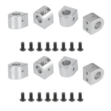 2X LCG Lagere Zwaartepunt Metalen Body Post Mount voor 1/10 RC Crawler Auto Axiale SCX10 I II III Capra Upgrades Onderdelen, 2