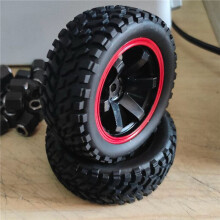 40x per 1:10 Auto da Rally Pneumatici in Gomma 75mm E Cerchioni per Scala 1/10 HSP 94123 HPI RC Su Auto da Strada