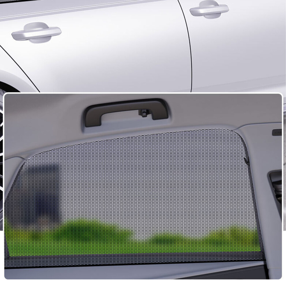 Elastic Mesh Car Sun Shade Uv Block 2Pk 7055741048166
