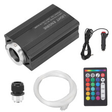 LED száloptikai lámpa RGBW alkalmazással és távirányítóval