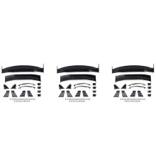 3X for 1/10 RC Racing Drift Car Rear Wings Drift Road Body Spoiler Wing Universal Parts Accessories