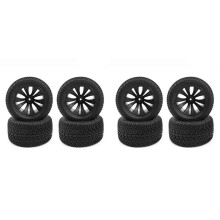 8 Stücke 90 mm Gummireifen Reifenrad für  144001 124019 12428 104001 Haiboxing 16889 SG1601 RC Auto Upgrade Teile