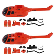 2X C186 Shell Cover Set voor C186 C-186 RC Helicopter Vliegtuig Drone Onderdelen Upgrade Accessoires, 2