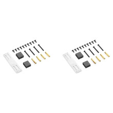 2X Kit de Support de Montage Fixe Servo En Métal pour WPL B14 B16 B36 C24 C34 1/16 Accessoires de Pièces de Mise à Niveau de Voiture de Camion RC,