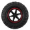 8 Peças 1.9 Polegadas 96mm 1/10 Escala Pneus com Aro de Roda para Peças 1/10 SCX10  CC01 D90 CC01 RC Rock Crawler 3