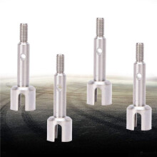12Pcs Steel Front/Rear Wheel Axle Replacement Accessories Fit for 144001 1/14 RC Off-Road Car Parts,Rear