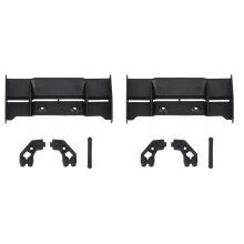2X Tail Wing Assembly for HBX 16890 16890A SG 1602 SG1602 RC Car Spare Parts Accessories