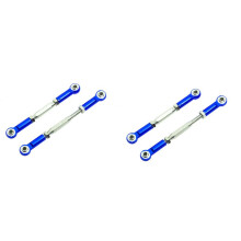 4 Pièces Tige de Traction de Lien de Servo de Liaison de Direction Réglable En Métal pour Slash 4X4 5807 HQ727 1/10 Pièces Améliorées de