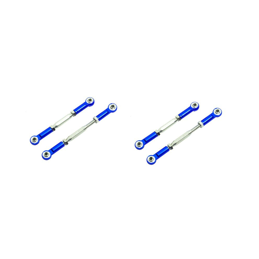 4Pcs Metal Adjustable Steering Linkage Servo Link Pull Rod For Slash 4X4 5807 Hq727 1/10 Rc Car Upgraded Parts,3 6033601648078
