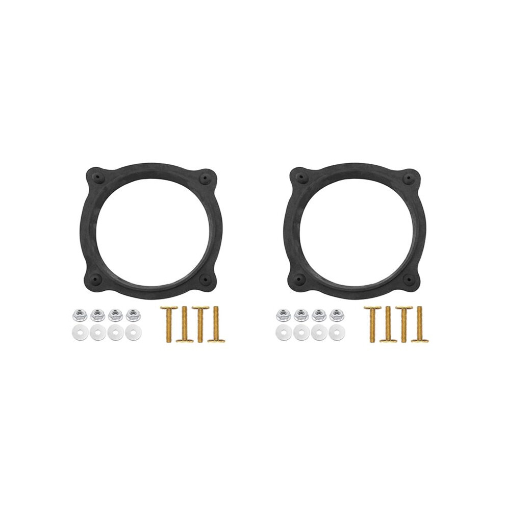 2X 385310063 Floor Flange Seal And Mounting Kit Replacement For Select /Sealand Rv Toilet Black 4713119496454