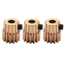 3PC Model Car 14T Motor Gear 0.5M Module R86044 Metal Pinion Gears for RGT 86100 1:10 RC Cars Accessories