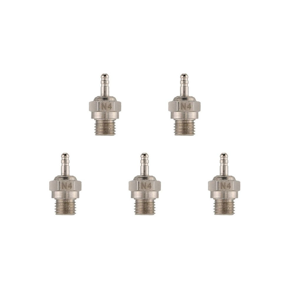 5X N4 Glow Plug For 1/10 Hpi Hsp Rc Car Boat 4711397589233