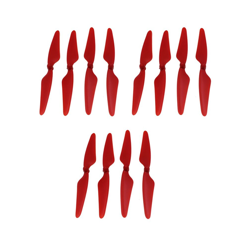 12Pcs For Hubsan H501s X4 Rc Quadcopter Propellers Blades 2Cw/2Ccw, Red 6031368576405