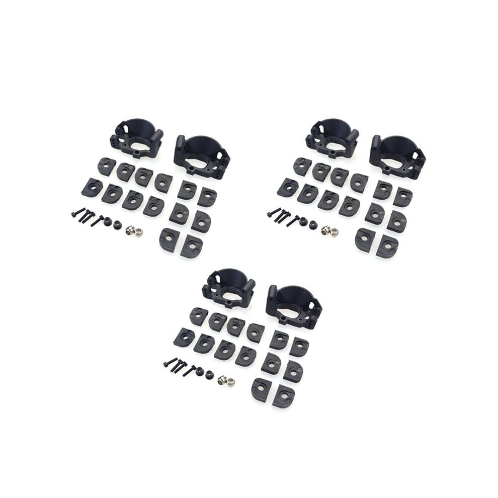 3X 8037 C-Mounts Base For 1/8 Zd Racing 9021 9020 08421 08423 Rc Car Parts Accessories Black 4714075615767