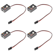 4X Gyroscope Gyroscope pour WPL D12 1/10 RC Voiture Dérive Voiture de Course Sortie de Direction Intégrée Compacte Conception Légère