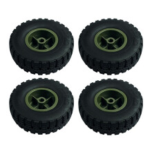 8 Stück LD-P06 Radreifen Reifen für LDRC LD-P06 LD P06 Unimog 1/12 RC Truck Auto Ersatzteile Zubehör,Grün