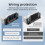 1 Din 4.7 Polegadas Rádio de Carro Sem Fio Carplay Android Auto Mirrorlink RGB BT USB Tipo-C Carregamento FM Estéreo Câmera de Ré 4