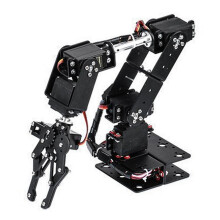 Kit de Garra de Grampo de Braço Mecânico de Robô 6DOF Manipulador DOF Manipulador de Grau Industrial para Robótica