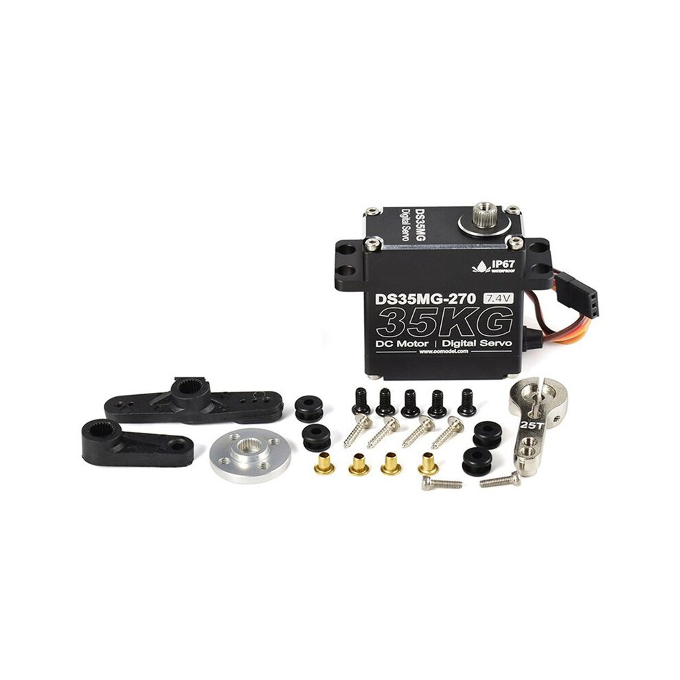 35Kg Rc Servo Motor Waterproof Digital Servo High Torque Metal Gear Servo For Rc Car Robot Mechanical Arms,270 Degrees 6034080231256