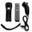 2 in 1 Remote & Nunchuck Controller Remote Controller Gamepad for   Console Joystick Joypad Black 1