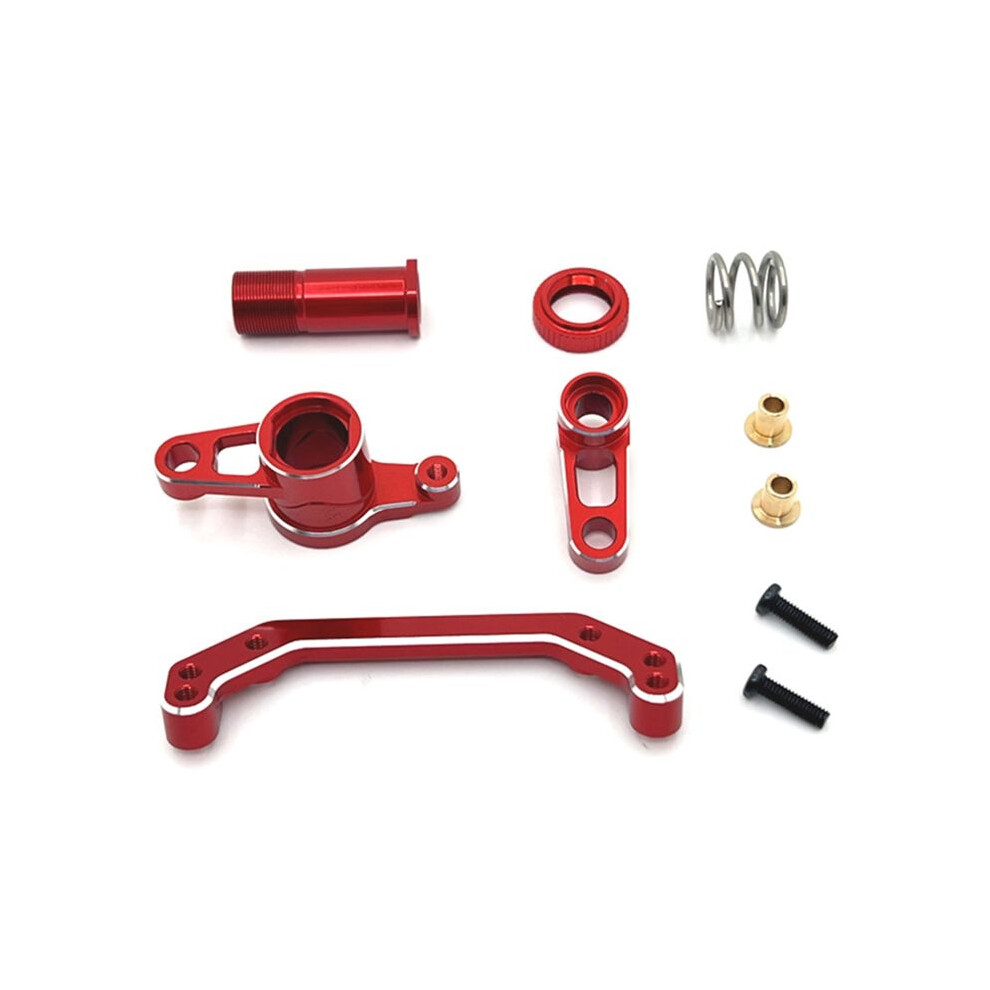 Rc Car Upgrade Steering Assembly Kit For Lc Racing 1/10 Ptg-2 Ptg-2R Rc Car Upgrade Parts Red 6132158548494