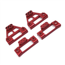 RC Car Upgrade Rear and Rear Shock Absorbers Kit for MJX 1/12 H12Y H12Y+ RC Car Upgrade Accessories Red