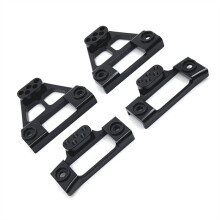 RC Car Upgrade Rear and Rear Shock Absorbers Kit for MJX 1/12 H12Y H12Y+ RC Car Upgrade Accessories Black