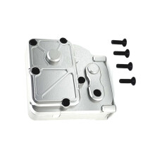 RC Car Upgrade Medium Wave Box Housing Kit för MJX 1/12 H12Y H12Y+ RC Car Upgrade Tillbehör Silver